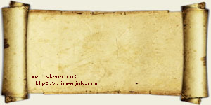 Tamara Kalinić vizit kartica